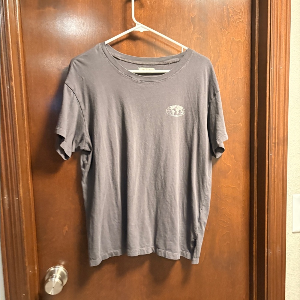 Madewell Gray Graphic Short Sleeve Tee - "See It All Find Yourself" - Picture 5 of 5